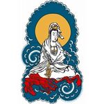 商品入荷待ち タトゥーシール 白衣観音(タトゥー・刺青シール)