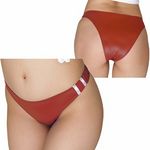 商品入荷待ち 光沢ストレッチブルマハーフバック レッド(ランジェリー)