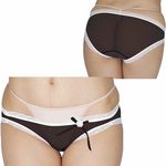 商品入荷待ち レースライン極薄フルバック ブラック(ランジェリー)